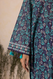 Zellbury Winter Vol-05 Unstitched Printed Karandi 3Pc Suit WUW25X30147
