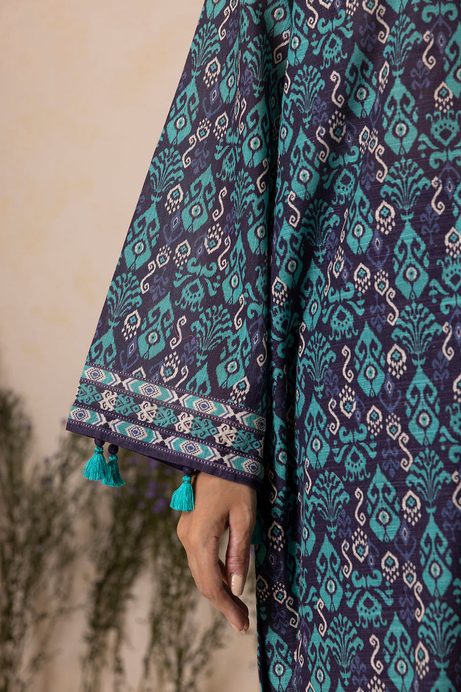 Zellbury Winter Vol-05 Unstitched Printed Karandi 3Pc Suit WUW25X30147