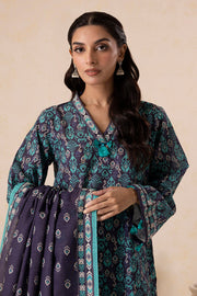 Zellbury Winter Vol-05 Unstitched Printed Karandi 3Pc Suit WUW25X30147
