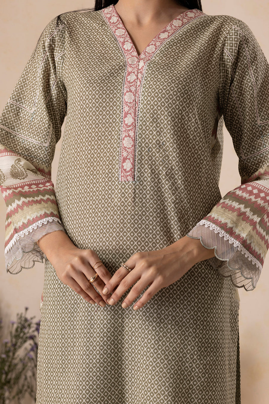 Zellbury Winter Vol-05 Unstitched Printed Karandi 3Pc Suit WUW25X30149