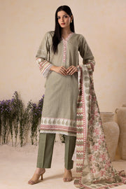 Zellbury Winter Vol-05 Unstitched Printed Karandi 3Pc Suit WUW25X30149