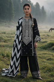 Zellbury Embroidered Khaddar Unstitched 3Pc Suit WUWQ1E30336