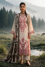 Zellbury Embroidered Khaddar Unstitched 3Pc Suit WUWQ1E30338