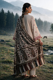 Zellbury Embroidered Khaddar Unstitched 3Pc Suit WUWQ1E30338