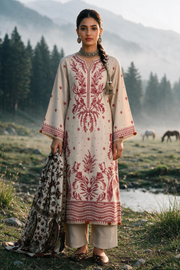 Zellbury Embroidered Khaddar Unstitched 3Pc Suit WUWQ1E30338