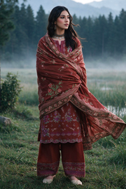 Zellbury Embroidered Khaddar Unstitched 3Pc Suit WUWQ1E30339