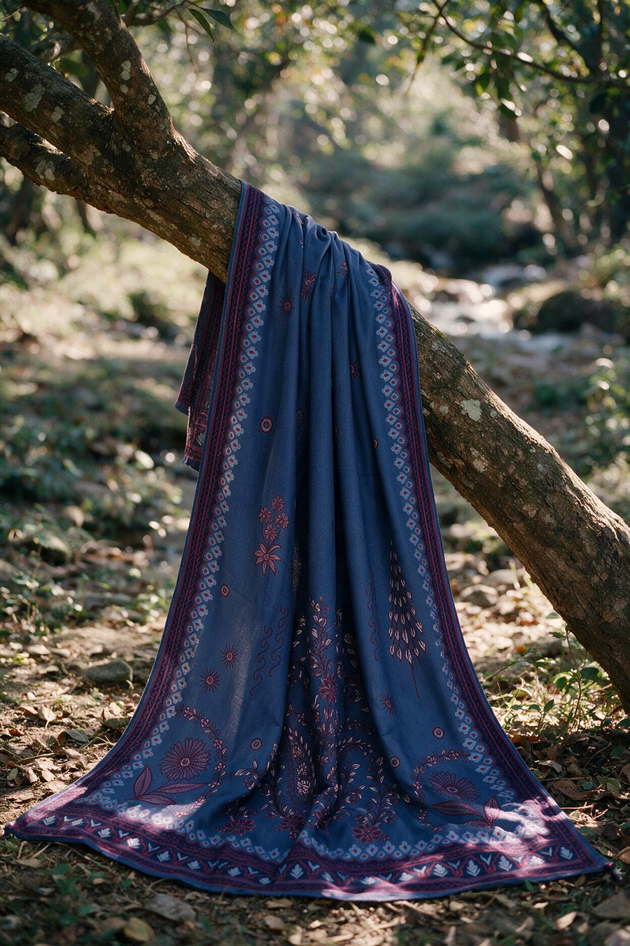 Zellbury Embroidered Khaddar Unstitched 3Pc Suit WUWQ1E30341