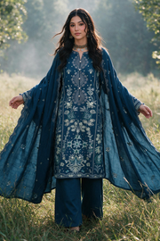 Zellbury Embroidered Khaddar Unstitched 3Pc Suit WUWQ1E30345