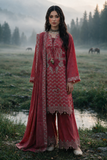 Zellbury Embroidered Khaddar Unstitched 3Pc Suit WUWQ1E30346
