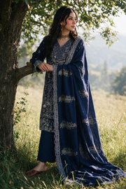 Zellbury Embroidered Khaddar Unstitched 3Pc Suit WUWQ1E30350