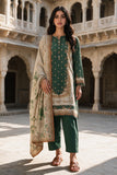 Zellbury Printed Khaddar Unstitched 3Pc Suit WUWQ1X30112