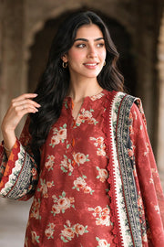 Zellbury Printed Khaddar Unstitched 3Pc Suit WUWQ1X30115