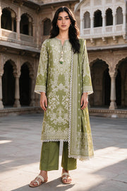 Zellbury Printed Khaddar Unstitched 3Pc Suit WUWQ1X30121