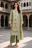 Zellbury Printed Khaddar Unstitched 3Pc Suit WUWQ1X30121