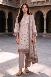 Zellbury Printed Khaddar Unstitched 3Pc Suit WUWQ1X30125