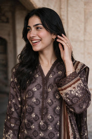 Zellbury Printed Khaddar Unstitched 3Pc Suit WUWQ1X30127