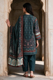Zellbury Printed Khaddar Unstitched 3Pc Suit WUWQ1X30131