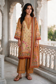 Zellbury Printed Khaddar Unstitched 3Pc Suit WUWQ1X30133