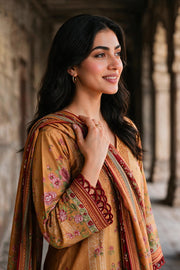 Zellbury Printed Khaddar Unstitched 3Pc Suit WUWQ1X30133