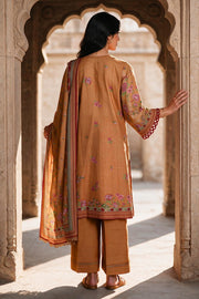 Zellbury Printed Khaddar Unstitched 3Pc Suit WUWQ1X30133