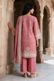 Zellbury Printed Khaddar Unstitched 3Pc Suit WUWQ1X30134