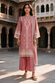 Zellbury Printed Khaddar Unstitched 3Pc Suit WUWQ1X30134