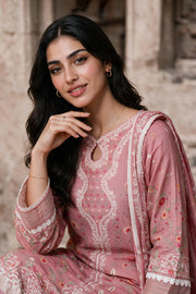 Zellbury Printed Khaddar Unstitched 3Pc Suit WUWQ1X30134