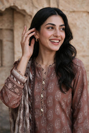 Zellbury Printed Khaddar Unstitched 3Pc Suit WUWQ1X30135