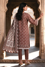 Zellbury Printed Khaddar Unstitched 3Pc Suit WUWQ1X30135