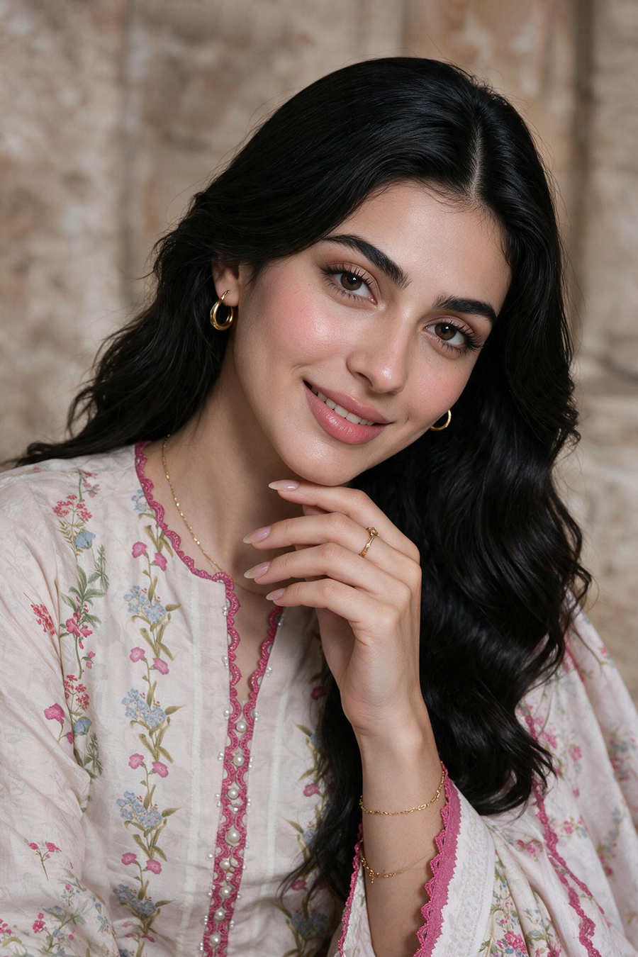 Zellbury Printed Khaddar Unstitched 3Pc Suit WUWQ1X30145