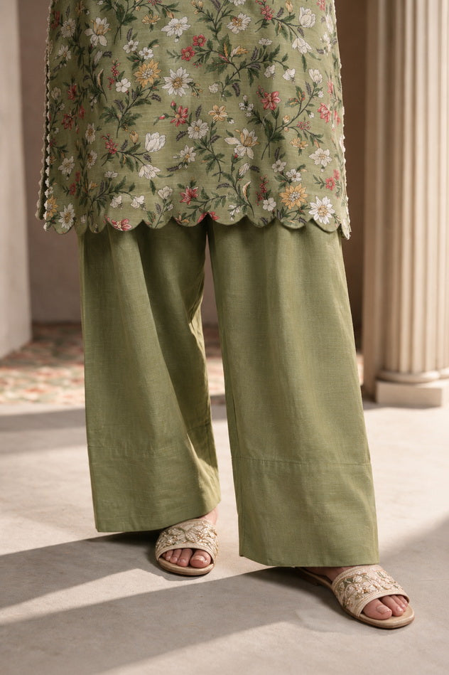 Zellbury Printed Khaddar Unstitched 3Pc Suit WUWQ1X30201