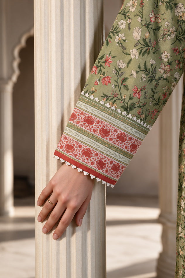 Zellbury Printed Khaddar Unstitched 3Pc Suit WUWQ1X30201