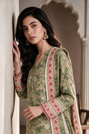 Zellbury Printed Khaddar Unstitched 3Pc Suit WUWQ1X30201