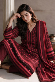Zellbury Printed Khaddar Unstitched 3Pc Suit WUWQ1X30226