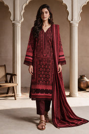Zellbury Printed Khaddar Unstitched 3Pc Suit WUWQ1X30226