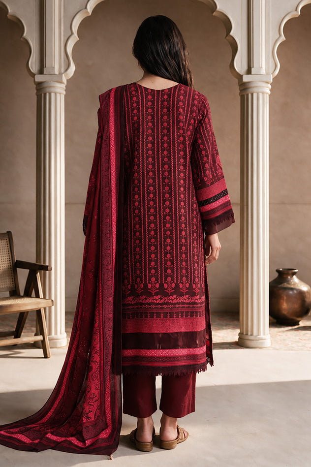 Zellbury Printed Khaddar Unstitched 3Pc Suit WUWQ1X30226