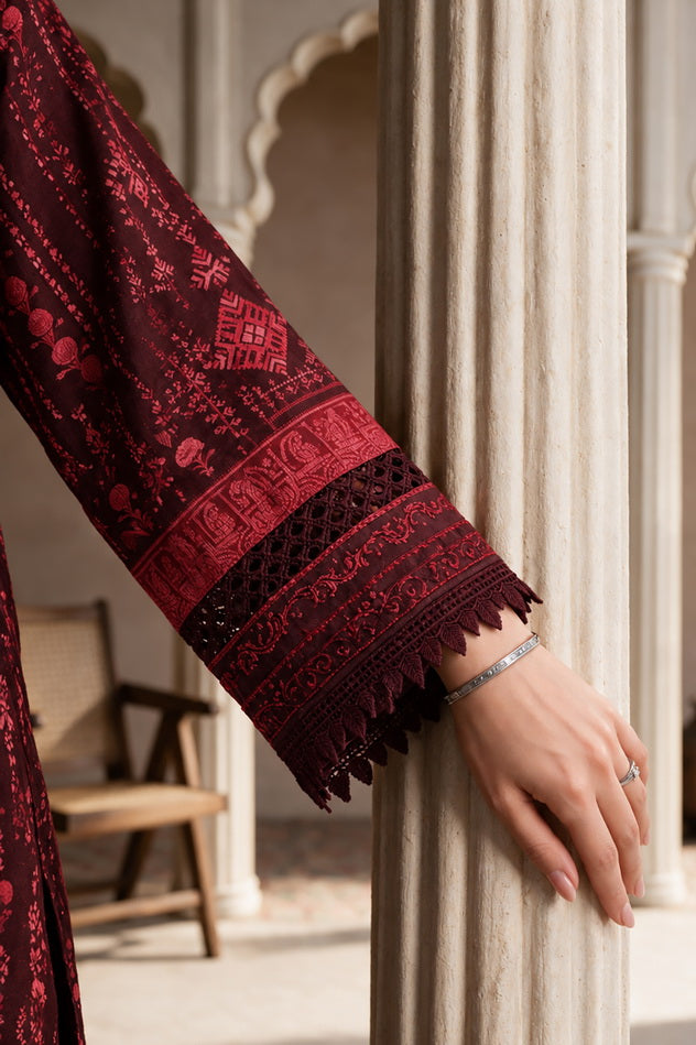 Zellbury Printed Khaddar Unstitched 3Pc Suit WUWQ1X30226