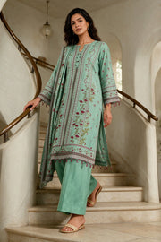 Zellbury Printed Khaddar Unstitched 3Pc Suit WUWQ1X30290
