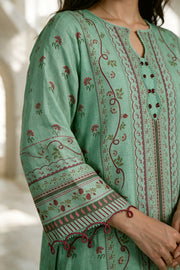 Zellbury Printed Khaddar Unstitched 3Pc Suit WUWQ1X30290