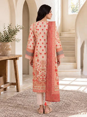 Zellbury Printed Khaddar Unstitched 3Pc Suit WUWQ1X30294