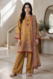 Zellbury Printed Khaddar Unstitched 3Pc Suit WUWQ1X30296