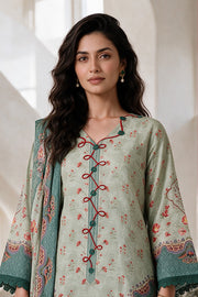 Zellbury Printed Khaddar Unstitched 3Pc Suit WUWQ1X30300