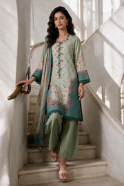 Zellbury Printed Khaddar Unstitched 3Pc Suit WUWQ1X30300