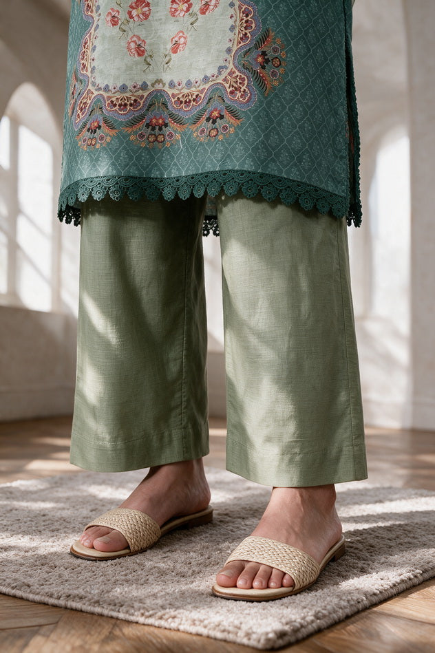 Zellbury Printed Khaddar Unstitched 3Pc Suit WUWQ1X30300