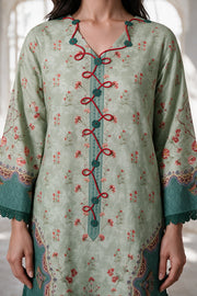 Zellbury Printed Khaddar Unstitched 3Pc Suit WUWQ1X30300