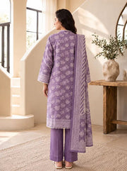 Zellbury Printed Khaddar Unstitched 3Pc Suit WUWQ1X30283
