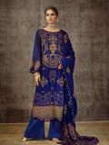 Gul Ahmed Winter Embroidered Velvet Unstitched 3Pc Suit WV-42001