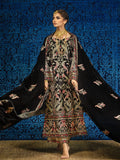 Gul Ahmed Winter Embroidered Velvet Unstitched 3Pc Suit WV-42002