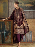 Gul Ahmed Winter Embroidered Velvet Unstitched 3Pc Suit WV-42006