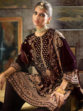 Gul Ahmed Winter Embroidered Velvet Unstitched 3Pc Suit WV-42006